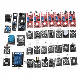 40Pcs Sensor Modules MEGA2560 R3 Starter Kit IIC 20*4 2004 LCD Display For Arduino